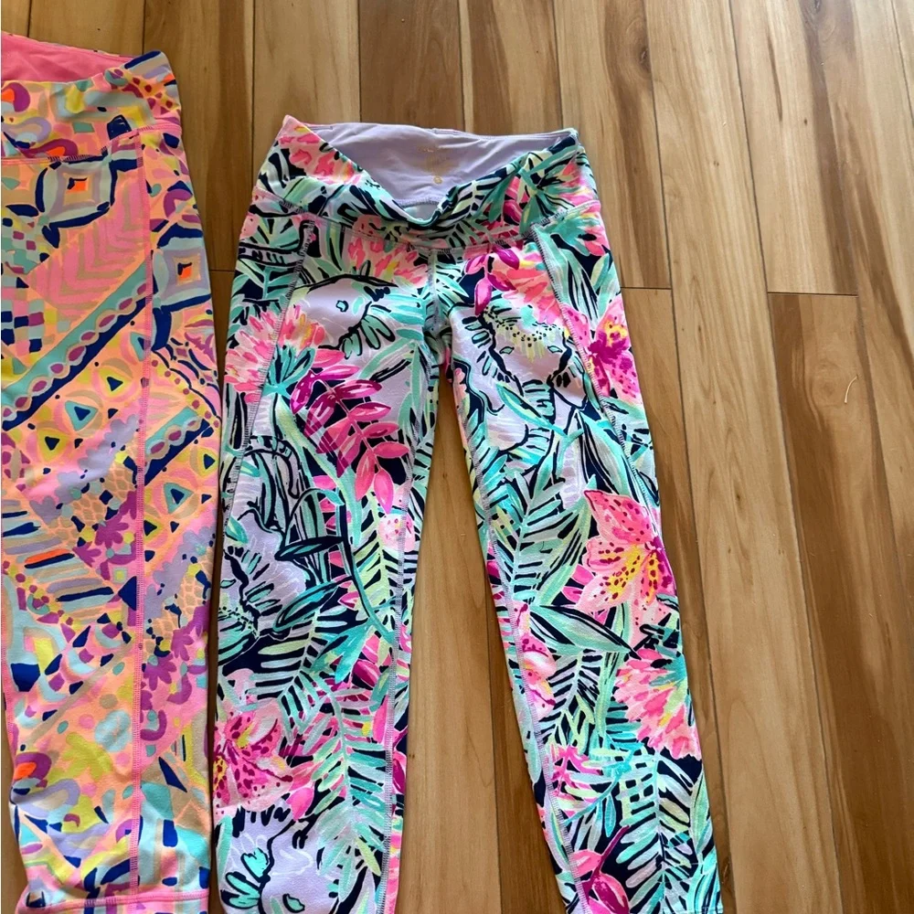 Lilly Pulitzer Colorful Patterned Leggings Set - Picture 7 of 12